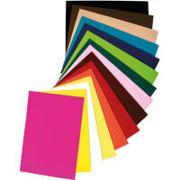 Bastelfilz stark in 9 Farben sortiert 30 x 45 cm, Set mit...