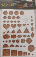 Quilling Schablone mit Korkplatte