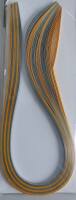 Quilling Streifen gold silber, 3mm x 48cm, 100...