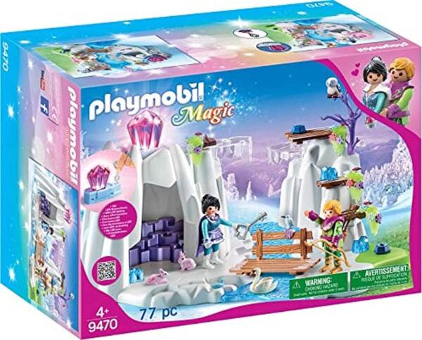 PLAYMOBIL Magic 9470 Suche nach dem Liebeskristall mit Leuchtkristall,