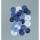 Knopf Blue 10 - 15 mm 40 g blaumix