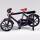 Miniatur Fahrrad schwarz, 5 x 3 cm