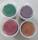 Weichknete 4er Pack orange, violett, pink, grün, je 140g Becher Spielknete