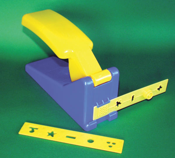 Knetpresse - groß mit 2 Einsätzen,ca. 21 cm lang