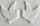 Wachsdekor Taubenpaar weiß, ca 2,5cm breit, 3 cm hoch