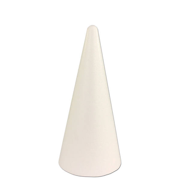 Styroporkegel ca. 20 cm hoch, 1 Stück