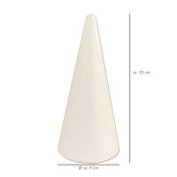 Styroporkegel ca. 20 cm hoch, 1 Stück
