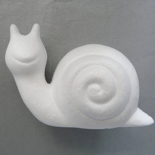 Styroporform Schnecke ca. 15 x 10,5 cm