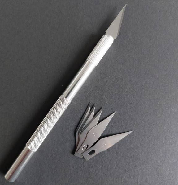 Hobbymesser 14cm,Schablonenmesser Bastelwerkzeug