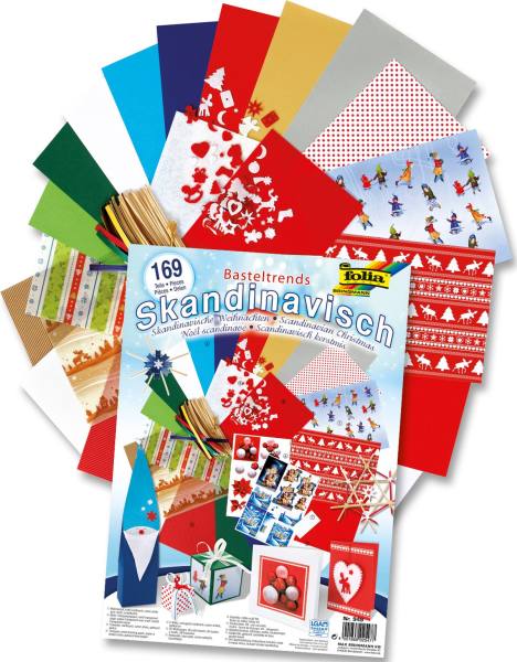 Basteltrends Weihnachten skandinavisch, 169 Teile