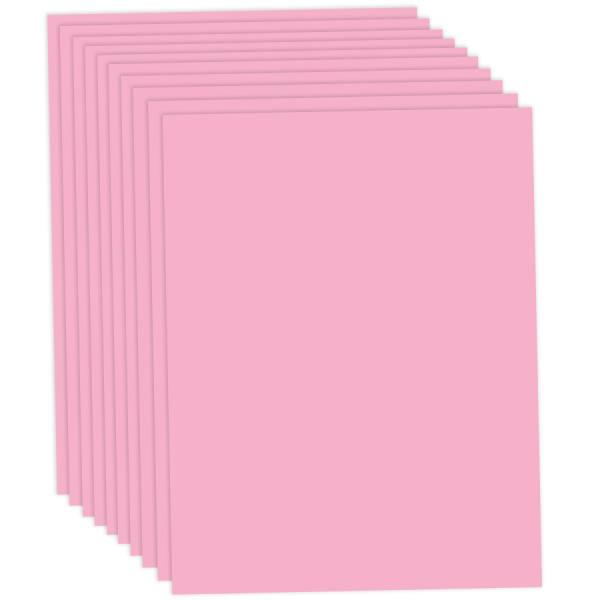 Tonpapier rosa, 50x70 cm, 10 Bögen, 130 g/m² Tonzeichenpapier