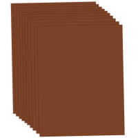 Tonpapier schokobraun, 50x70 cm, 10 Bögen,130 g/m² Tonzeichenpapier