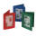 Passepartoutkarten blau rechteckig 5er Pack, 10,5 x 15 cm, 220 g m²