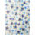 Transparentpapier Sternenkette silber/blau, 5 Blatt, 23x33cm