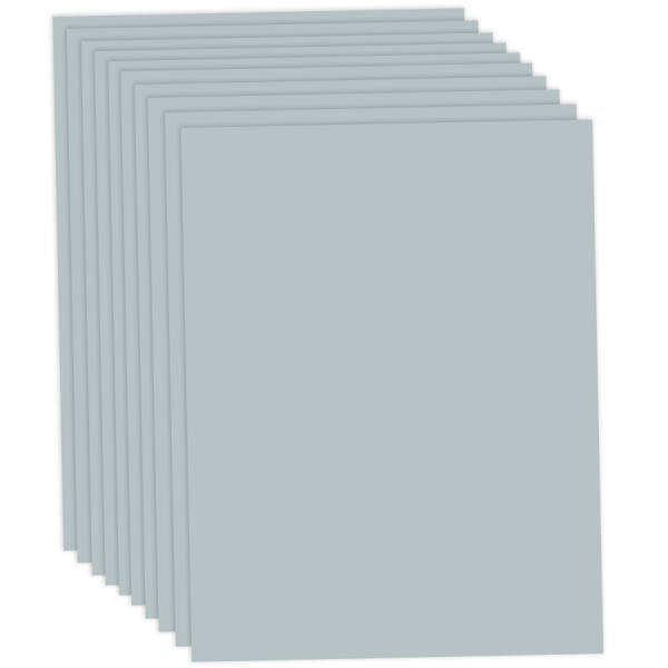 Tonpapier silber, 50x70cm, 10 Bögen, 130 g/m² Tonzeichenpapier