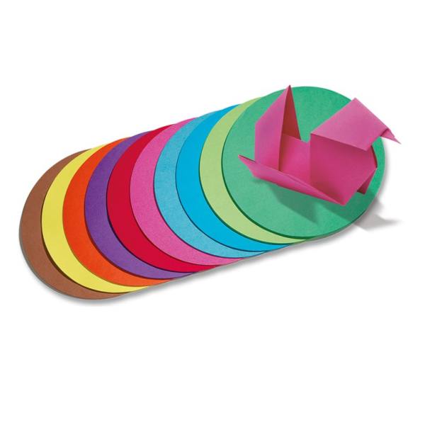 Faltblätter rund, Ø 15 cm, 500 Blatt, 70 g m²