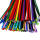 Pfeifenputzer bunt 6 mm, 50 cm lang, 100 Stück