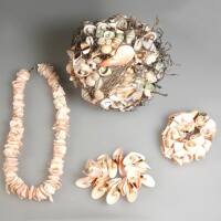 Muschelsortiment gebohrt 1kg wunderschöne Muscheln zur Schmuckherstellung