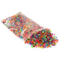Perlenmix Kongo transparent mit Glitzer 1 kg