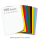 Tonpapier Set 100 Bögen 10 Farben, 50x70 cm, 130 g m² Tonzeichenpapier