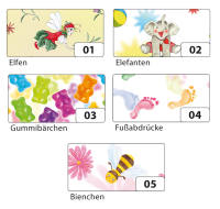 Motivkarton Kids, 5 Motive, 50 x 70 cm, 10 Bögen,...
