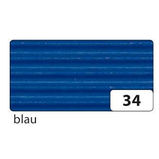 Wellpappe blau, 10 Bögen, 50x70 cm