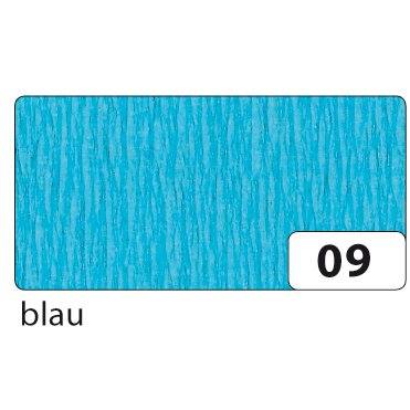 Krepppapier hellblau, 50 cm x 2,5 m, 1 Rolle