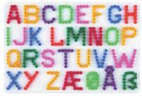 2 Bügelperlen Legeplatten, Zahlen und Buchstaben