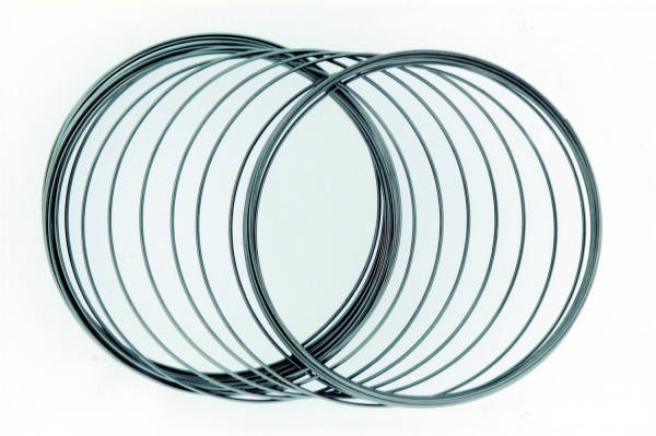 Drahtspirale großer Armreif für Erwachsene ca. 6 cm, 60 Ringe