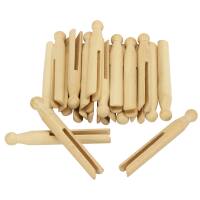 Rundkopfklammern 20 Stk. Länge: ca. 11 cm