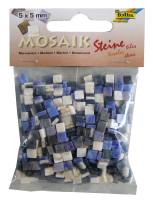 Mosaiksteine-Mix marmoriert blau, 0,5 x 0,5 cm, 700...