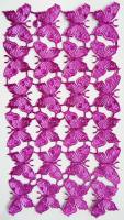 Glanzbilder, Schmetterlinge in pink, 1 Blatt mit 24...