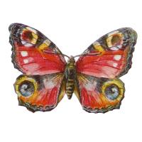 Poesiebild Schmetterlinge, 1 Blatt, ca. 24x17cm, mehrere Motive