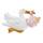 Storch Babygirl in 2D, ca. 6 cm groß