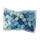 Holzperlen Mix hellblau/dunkelblau, 100 g