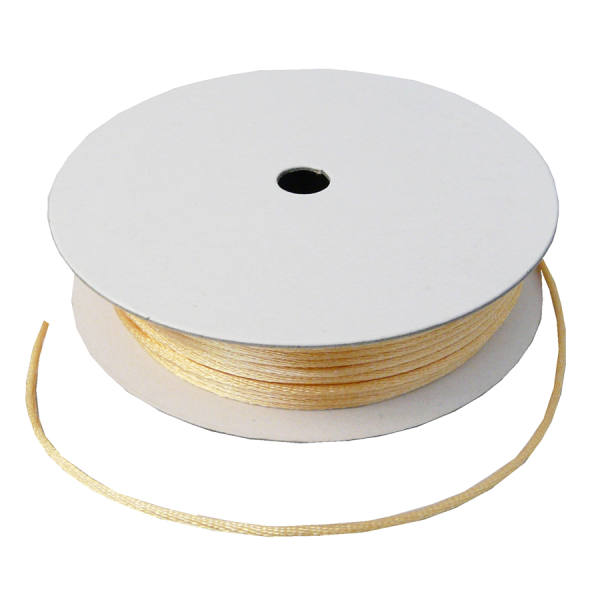 WedDecor Elastische Kordel 2mm - 100 Meter Schwarz Für Nähen & Basteln