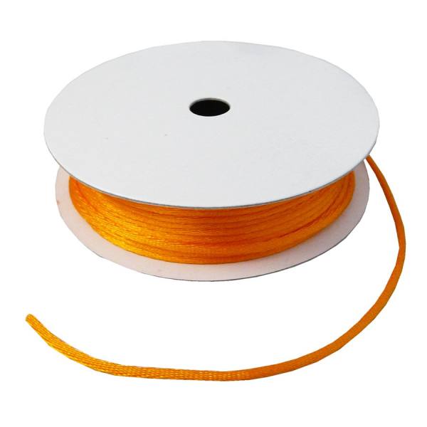 Kordel orange Satinkordel 2 mm x 10 m aus Satin