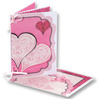Leporello Set Herzen mit Cutties, 38 Teile