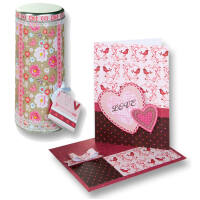 Designpapierblock Sweet DIN A4, 12 Blatt, 150 g m²