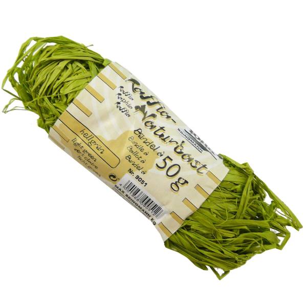 Naturbast hellgrün, 50g