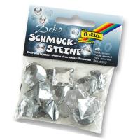 Schmucksteine Maxi Crystal silber 20 Stück
