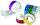 Holographischer Selbstklebefilm, farbig sort, 12mmx2m, 6 Rollen