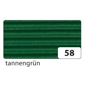 Wellpappe grün, tannengrün, 10 Bögen, 50x70 cm