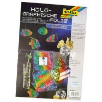 Holographische Folie selbstklebend, Regenbogen, 4 Blatt,...