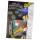 Holographische Folie selbstklebend, Regenbogen, 4 Blatt, 23x33 cm