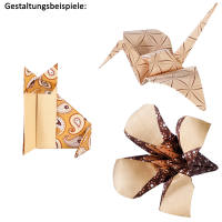 Faltblätter BASICS Braun, 15x15 cm, 50 Blatt