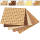 Faltblätter BASICS Braun, 15x15 cm, 50 Blatt