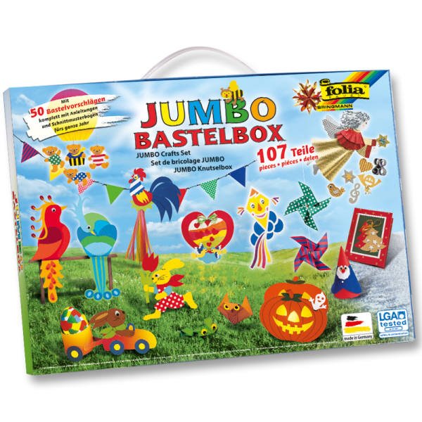 Jumbo Bastelbox, 107 Teile