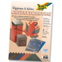 Kreativkarton, Weihnachtskarton Tröpfchen und Rillen, 10 Blatt, 23x33 cm, 230g/m²