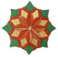 Kreativkarton, Weihnachtskarton Tröpfchen und Rillen, 10 Blatt, 23x33 cm, 230g/m² Weihnachtspapiere